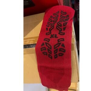 Anti Slip Hospital Socks 48 Katt Unisex Medical RED Size Extra Large Medical New